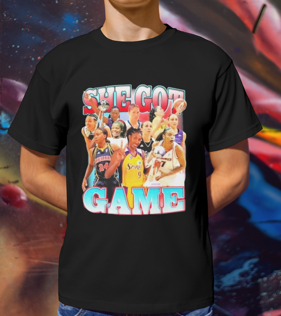 She Got Game Basketball Legends T-Shirt