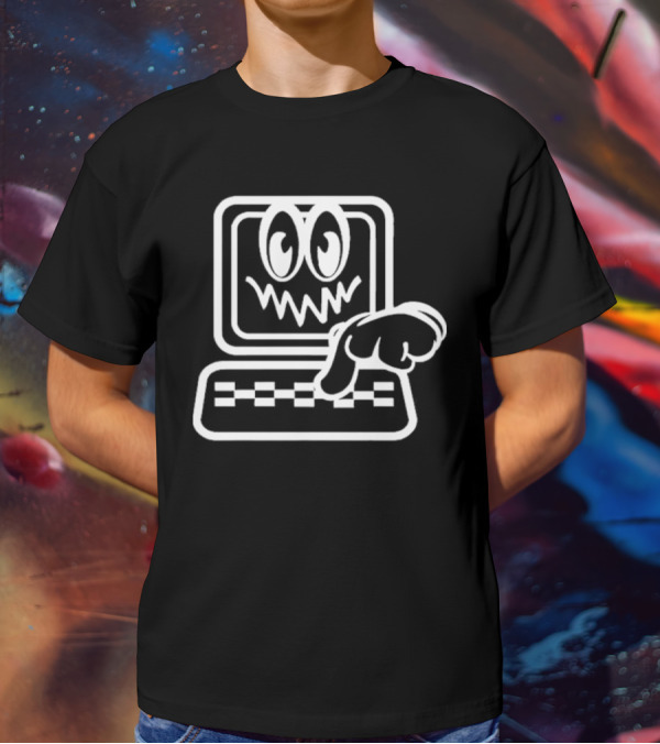 Pc Music Iconic Retro Computer Character T-Shirt