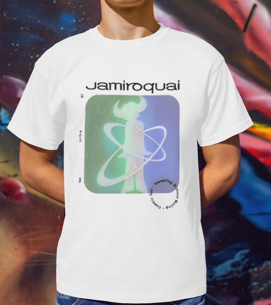 Jamiroquai Cosmic Being Travelling Without Moving August 29 96 T-Shirt