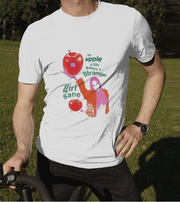 An Apple A Day Keeps A Strange Girl Sane Bug Girl T-Shirt