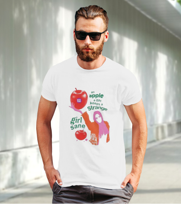 An Apple A Day Keeps A Strange Girl Sane Bug Girl T-Shirt