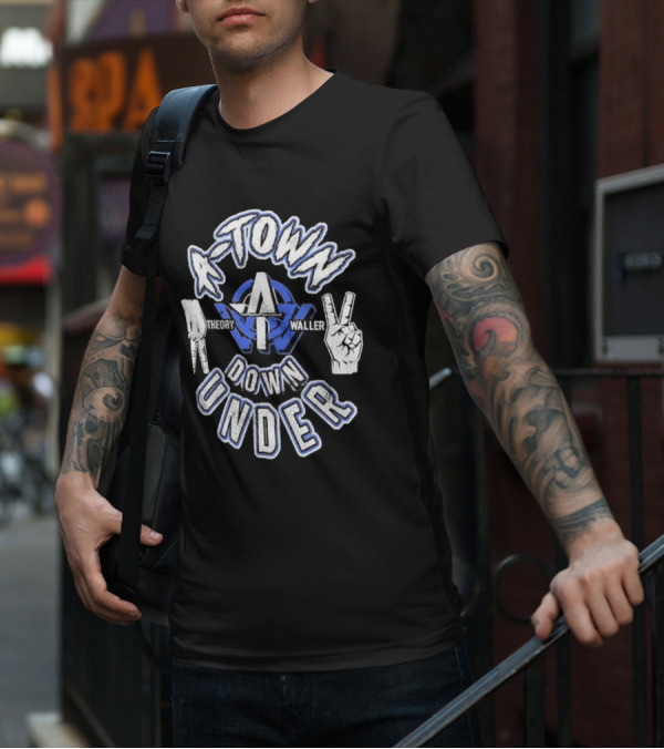 A-Town Down Under A Theory Waller Hand Signs T-Shirt
