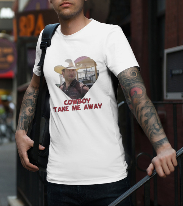Cowboy Take Me Away Glen Powell T-Shirt