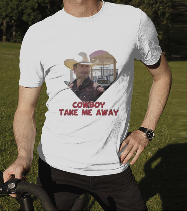 Cowboy Take Me Away Glen Powell T-Shirt