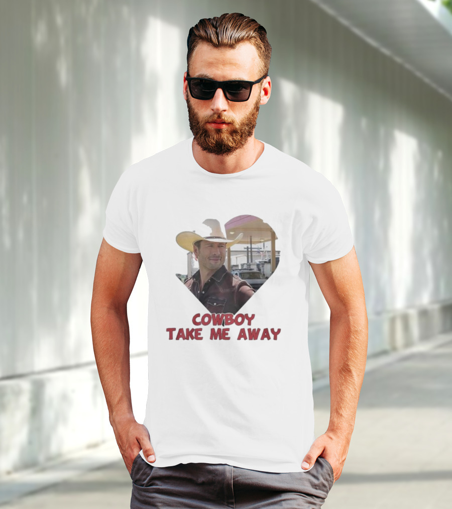 Cowboy Take Me Away Glen Powell T-Shirt