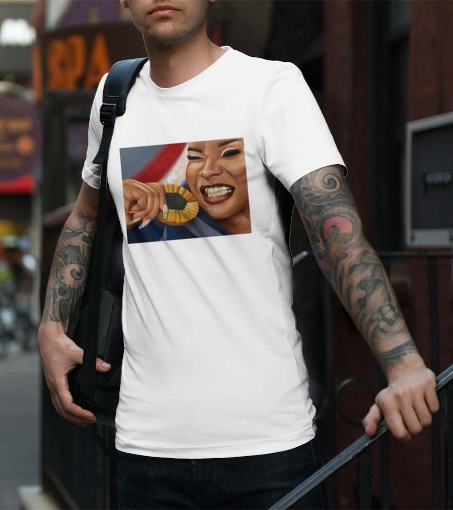 Deelashee Art Jordan Chiles Medal T-Shirt