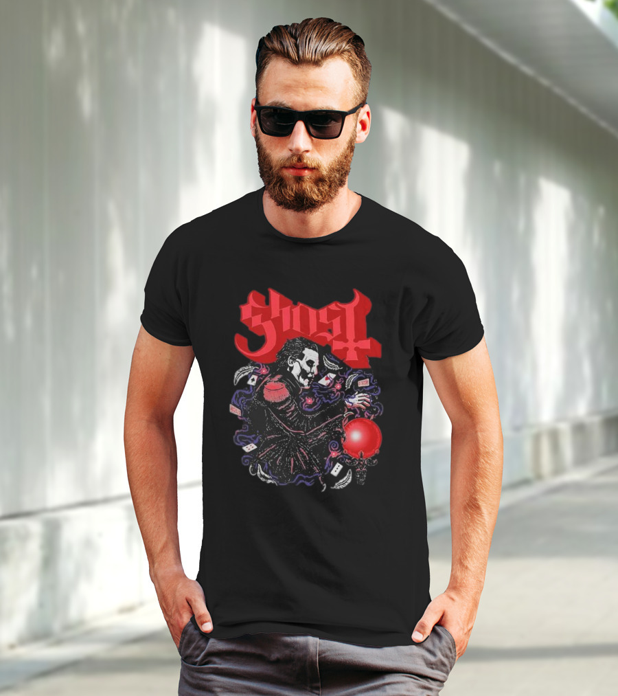 Ghost Papa Cards Club Franchise T-Shirt