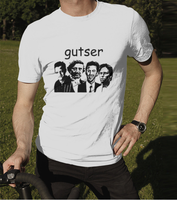 Guster Band Bootleg Gutser Seinfeld Faces T-Shirt