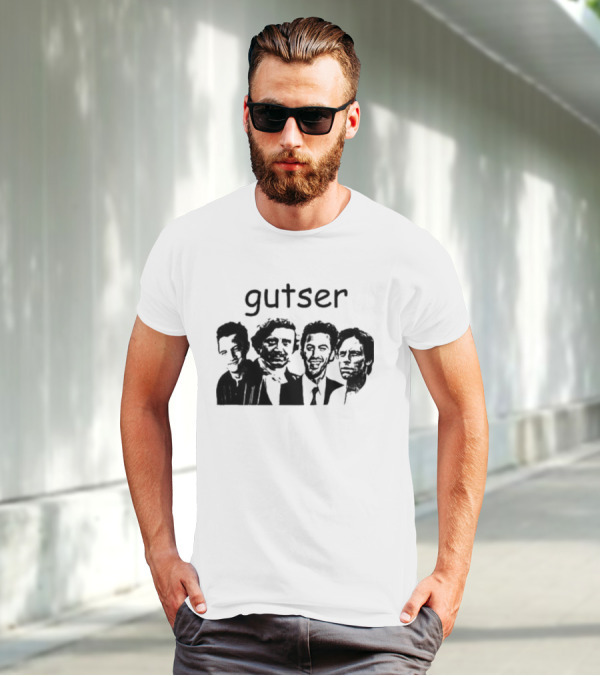 Guster Band Bootleg Gutser Seinfeld Faces T-Shirt