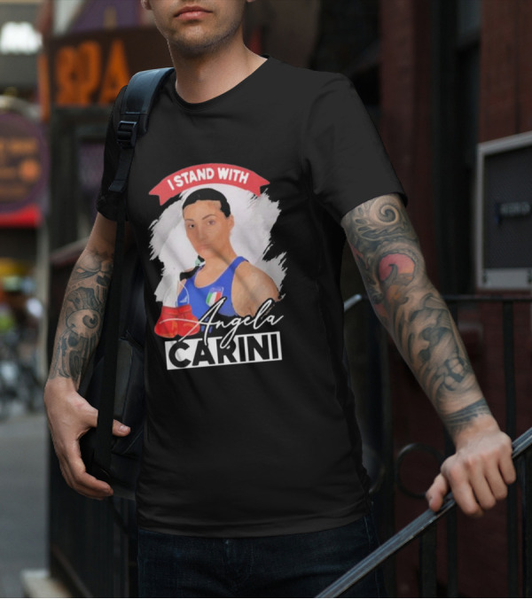 I Stand With Angela Carini Boxing Champion T-Shirt