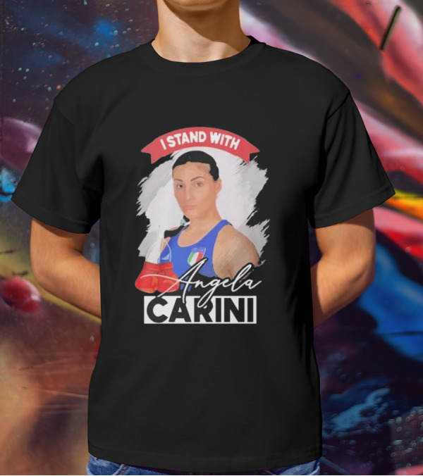 I Stand With Angela Carini Boxing Champion T-Shirt
