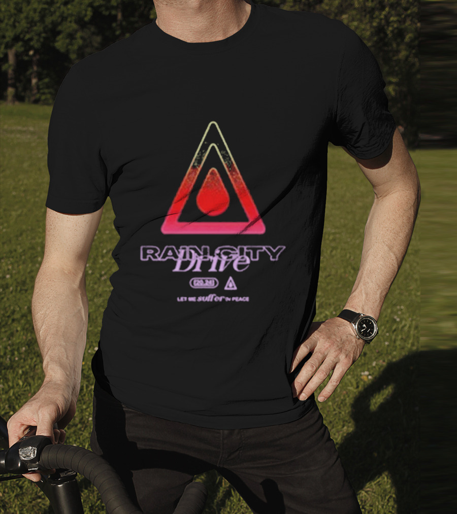 Rain City Drive Frozen Let Me Suffer In Peace Triangle T-Shirt