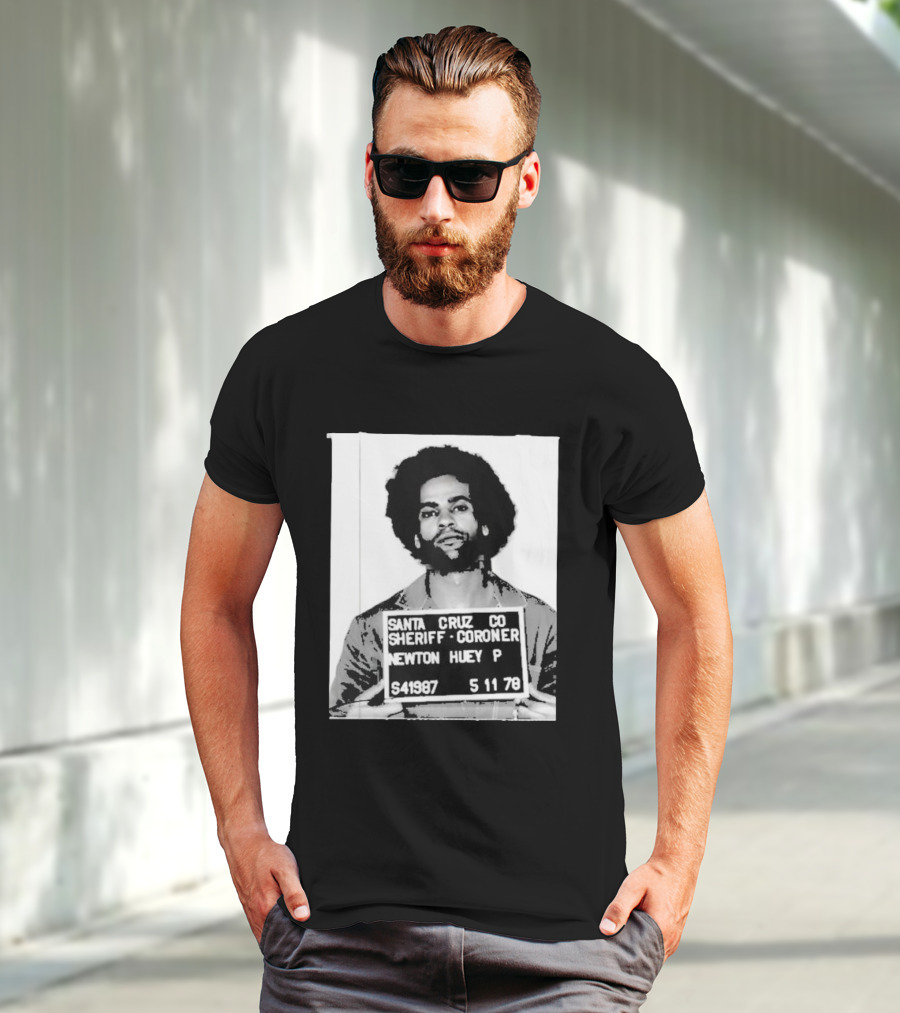 Santa Cruz Co Sheriff Coroner Newton Huey P S41987 5 11 78 T-Shirt