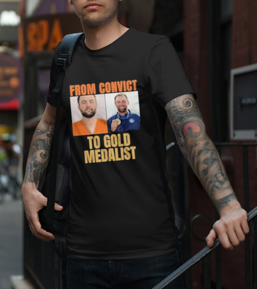 From Convict To Gold Medalist: Scottie Scheffler Transformation T-Shirt