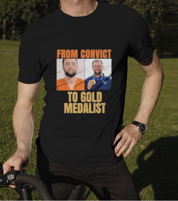 From Convict To Gold Medalist: Scottie Scheffler Transformation T-Shirt