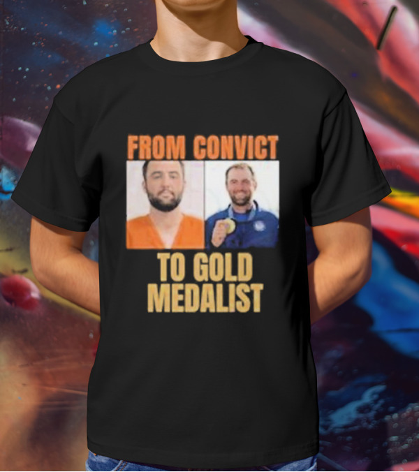 From Convict To Gold Medalist: Scottie Scheffler Transformation T-Shirt