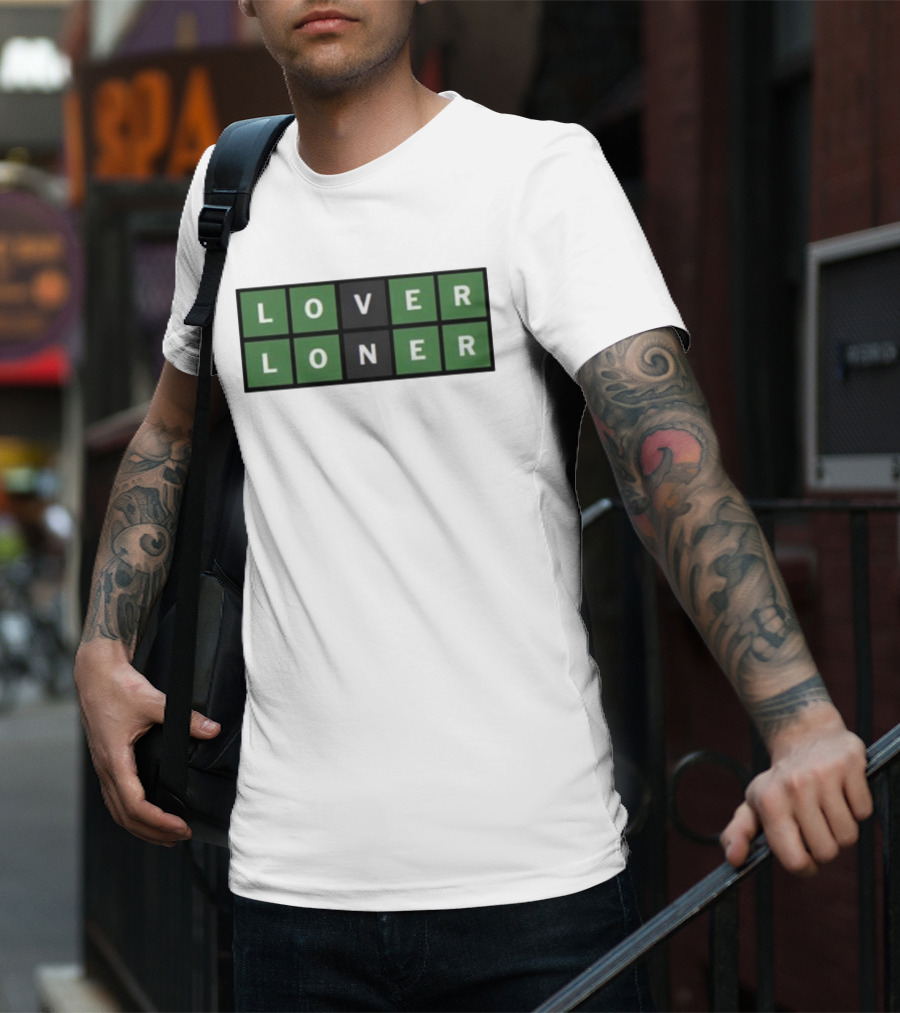 Lover Loner Grid Blocks T-Shirt