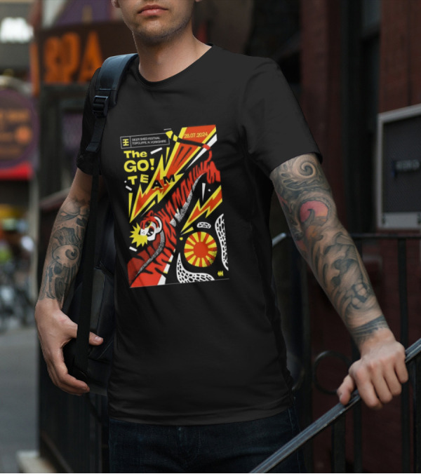 The Go Team Live At Deer Shed Festival Topcliffe Yorkshire July 28 T-Shirt