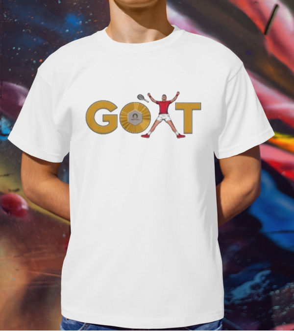 Arena Cases GOAT Djokovic Victory T-Shirt