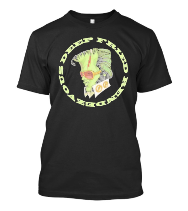 Deep Fried Rendezvous Neon Rockabilly Visage T-Shirt