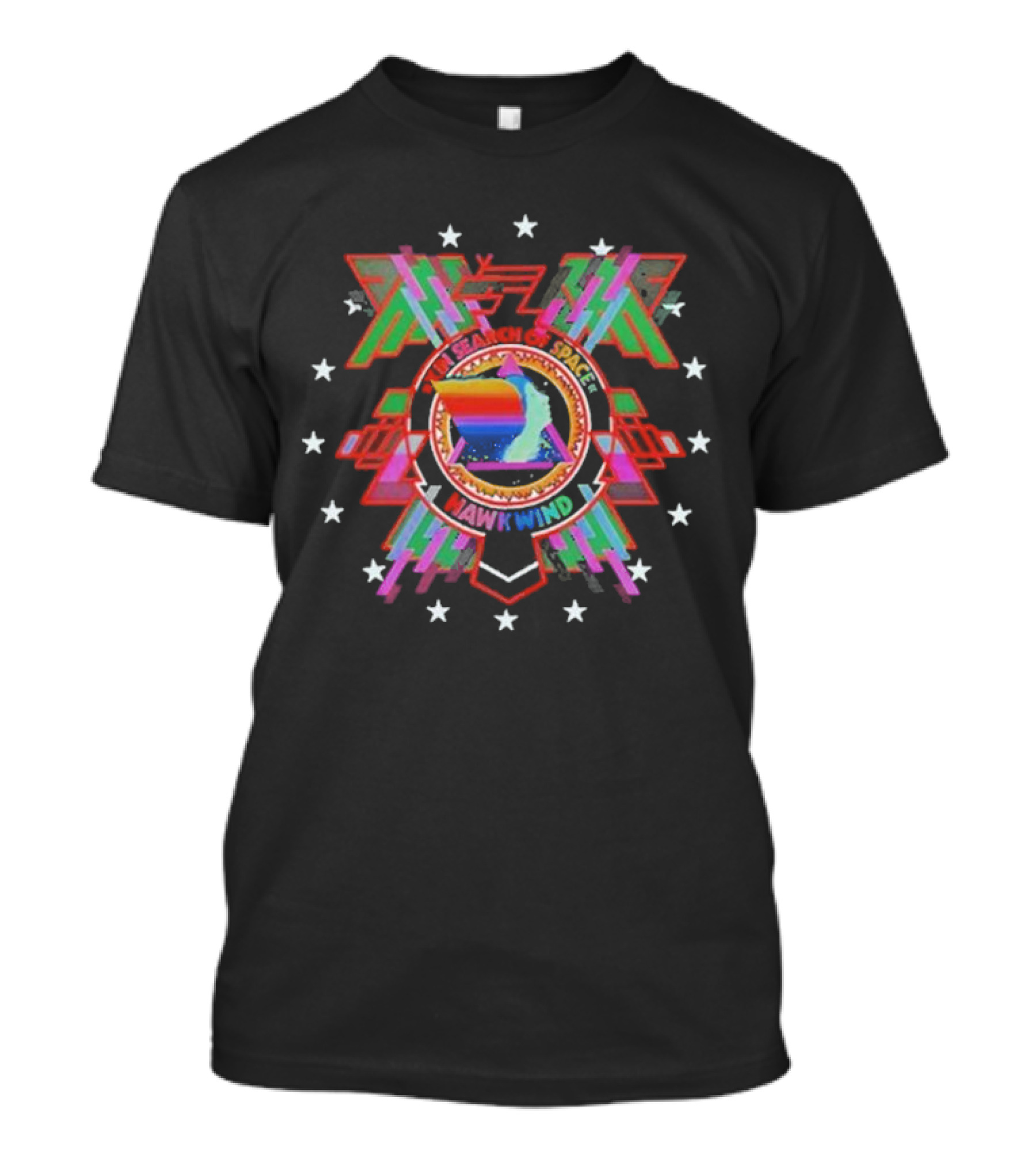 Hawkwind In Search Of Space Psychedelic Star Geometry T-Shirt