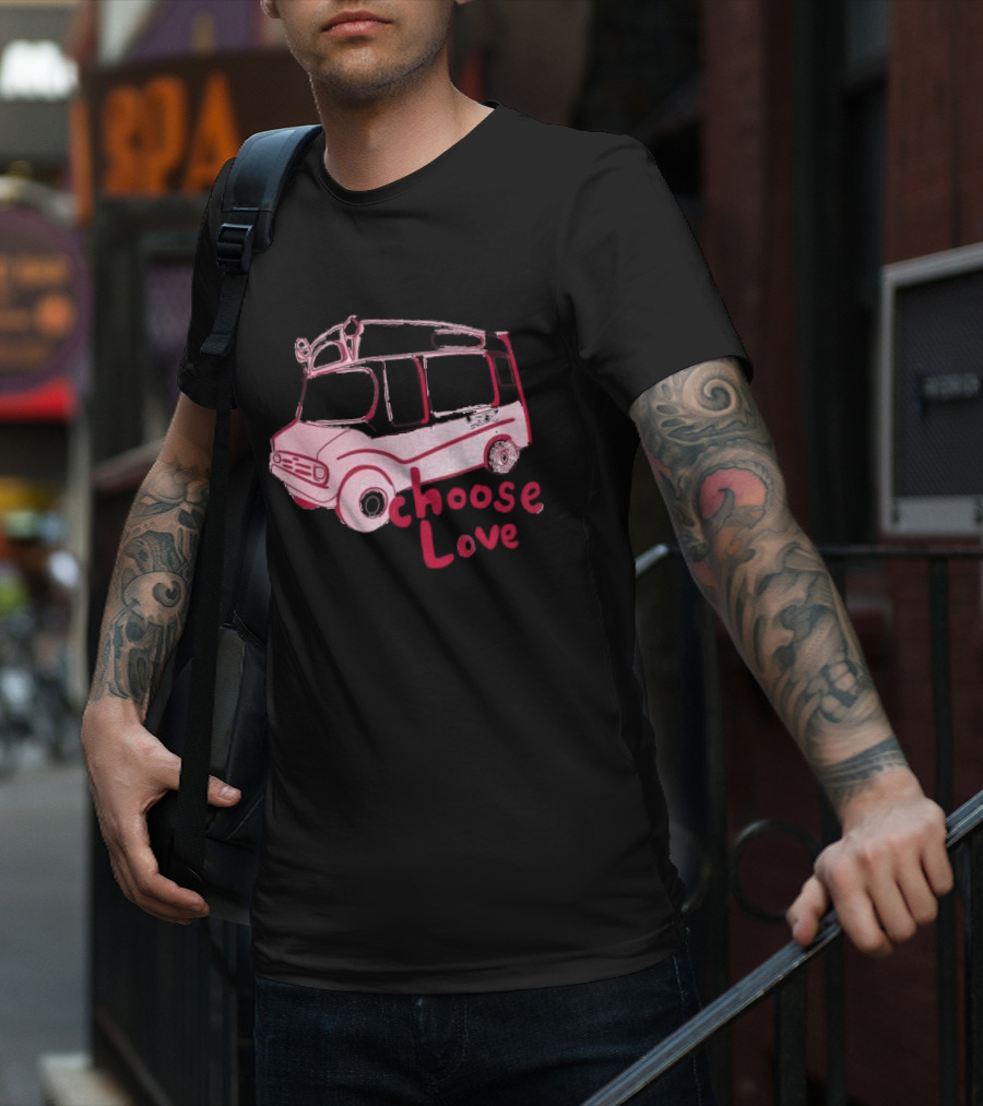 Choose Love Ice Cream Van T-Shirt
