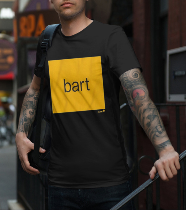 Bart Slayer Brat Yellow Square T-Shirt