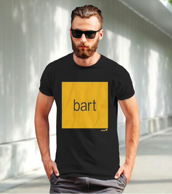 Bart Slayer Brat Yellow Square T-Shirt