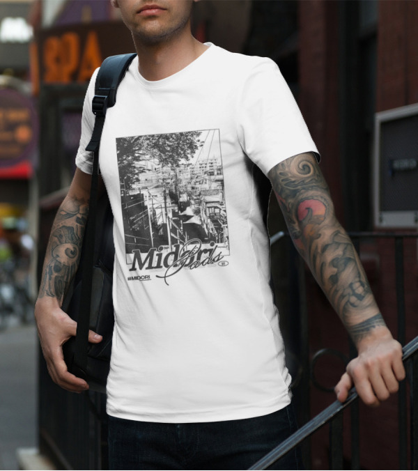 Midori Pads Midori Japan City Street Scene Urban Landscape T-Shirt