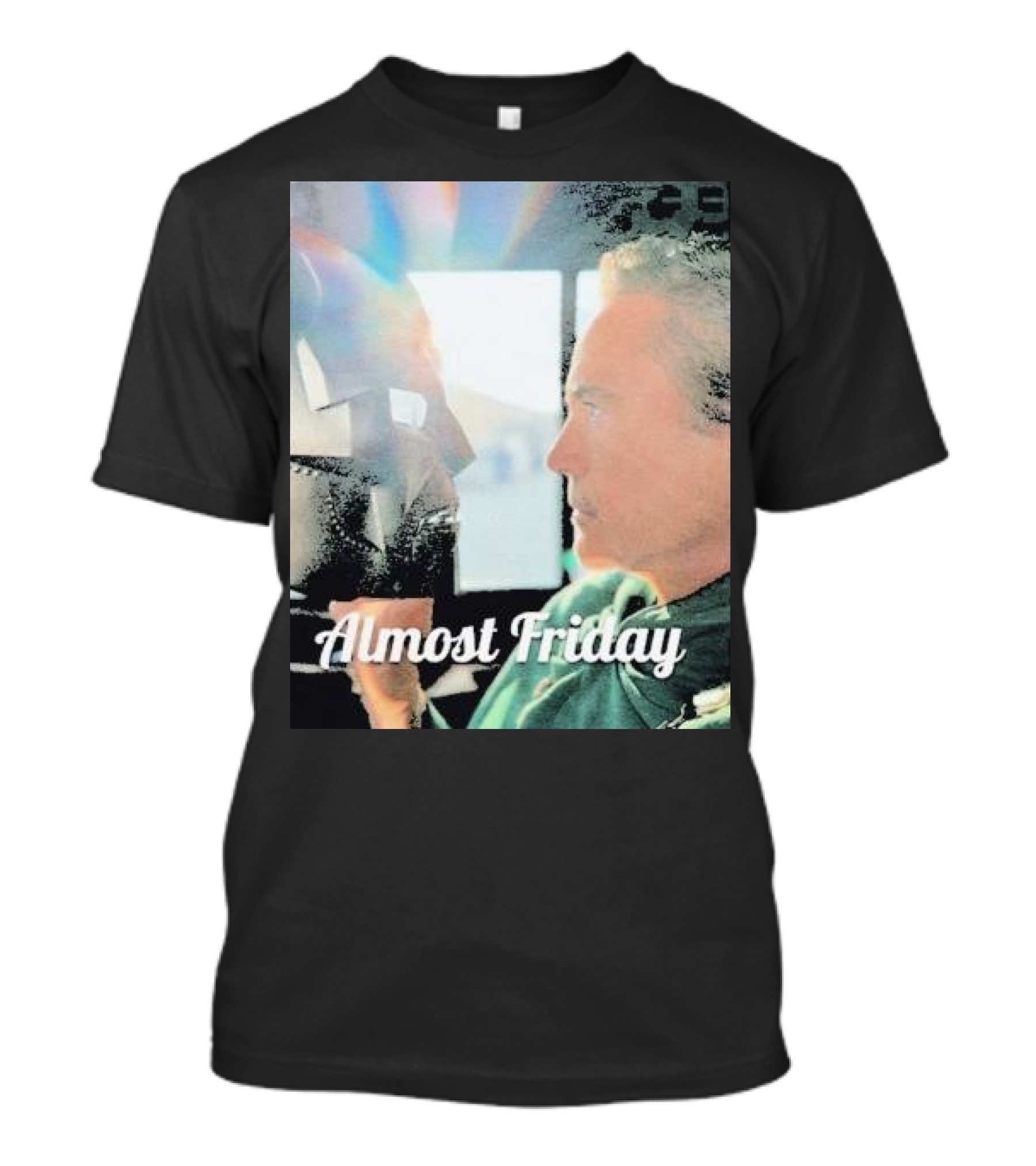 Almost Friday Downey Marvel Mask Face Off T-Shirt