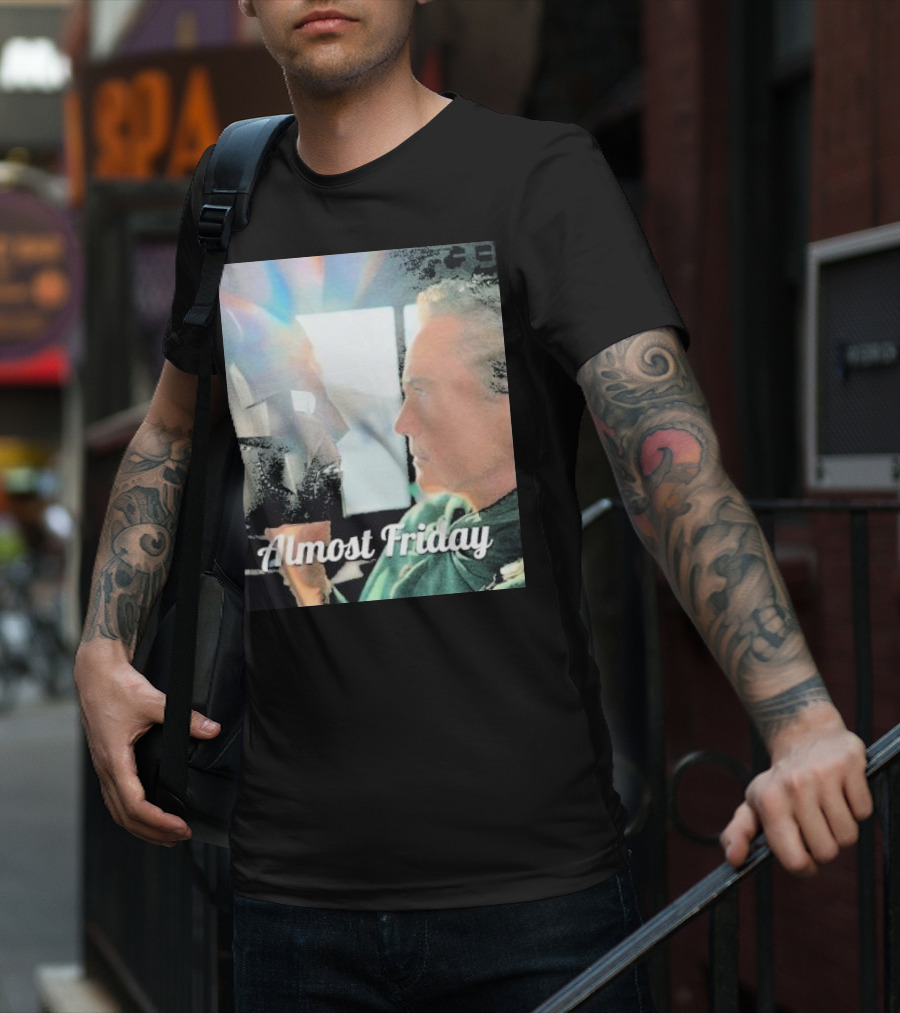 Almost Friday Downey Marvel Mask Face Off T-Shirt