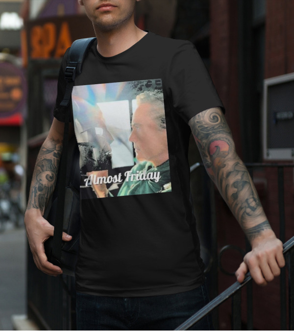 Almost Friday Downey Marvel Mask Face Off T-Shirt