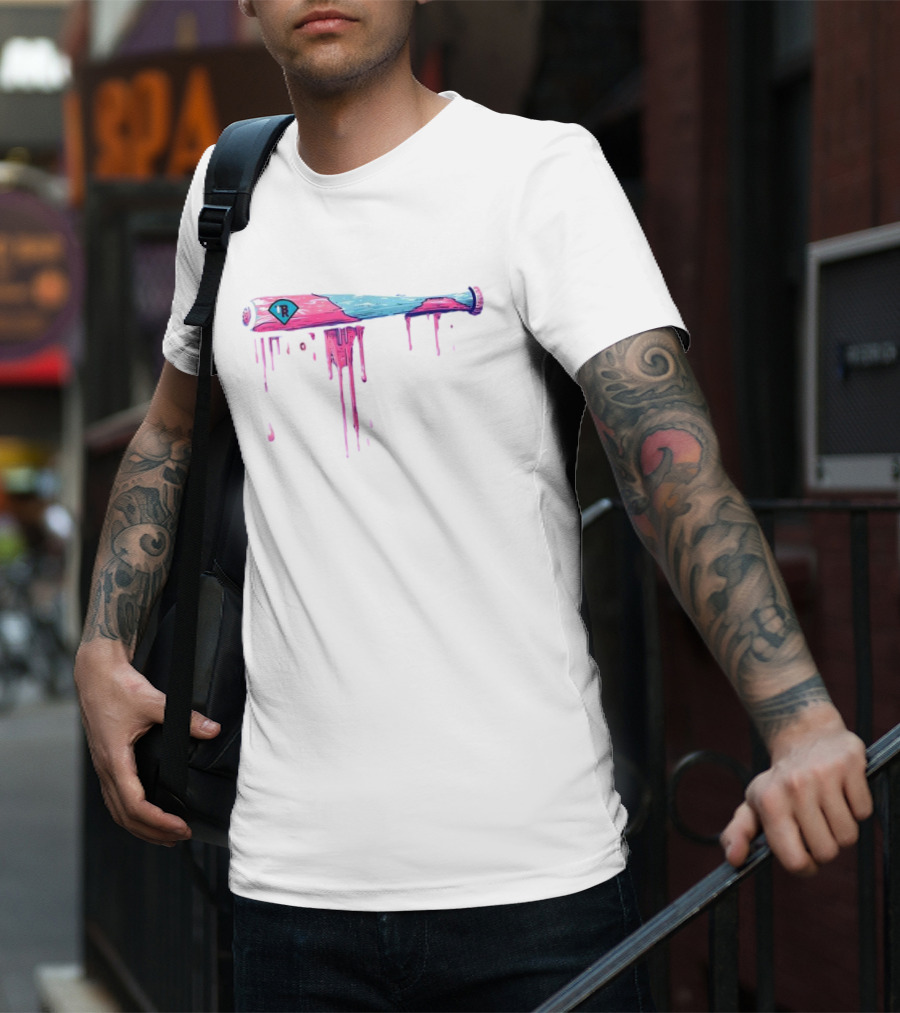 Baseball Bat TR With Sprinkles Drip T-Shirt