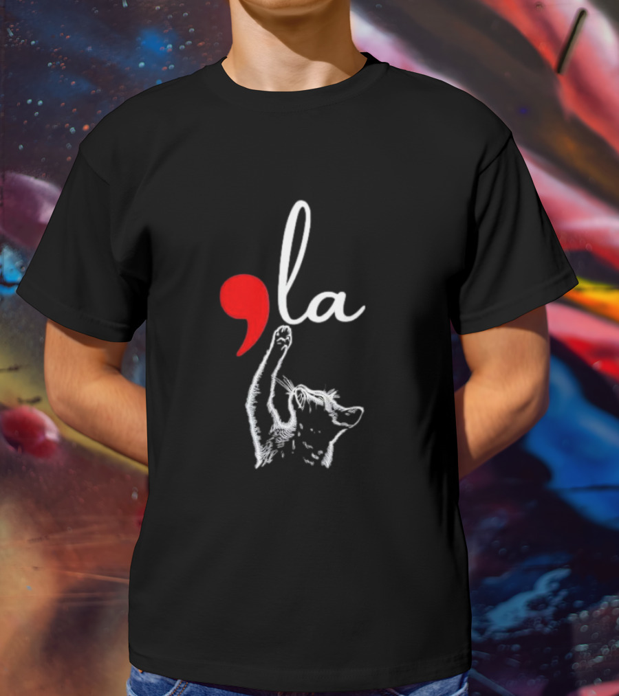 Cat Comma La T-Shirt