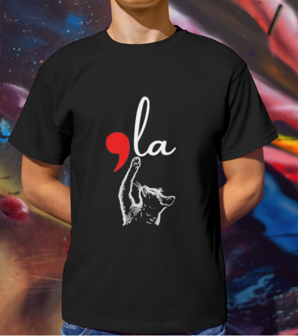 Cat Comma La T-Shirt