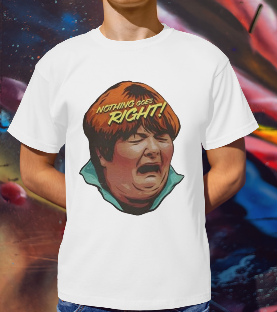 Nordacious Nothing Goes Right Scream Face T-Shirt