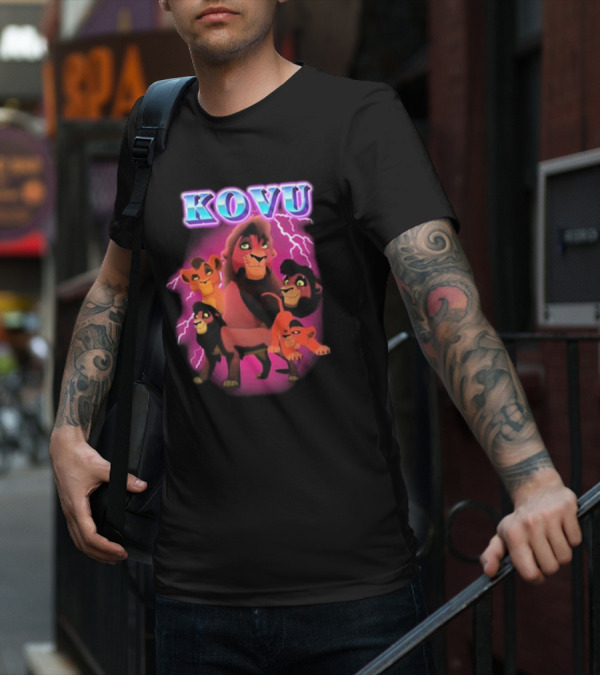 Kovu Lion King 2 Characters Purple Lightning Scene T-Shirt