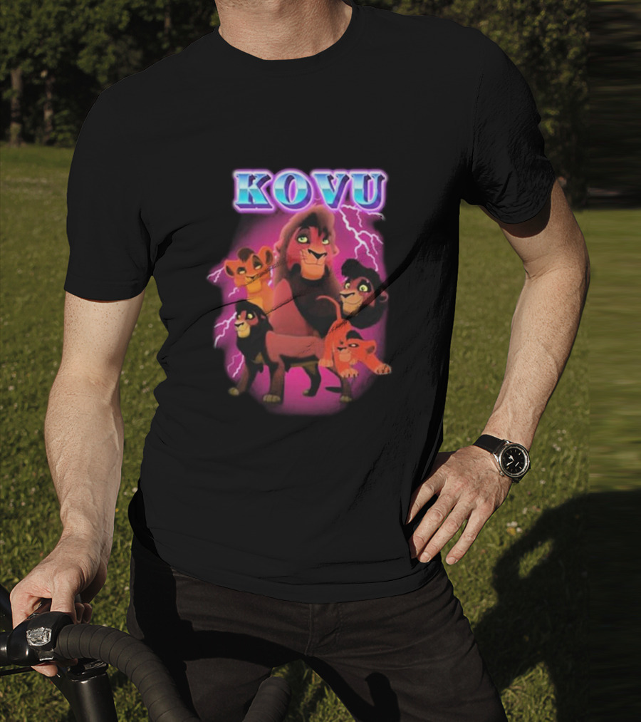 Kovu Lion King 2 Characters Purple Lightning Scene T-Shirt