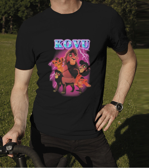 Kovu Lion King 2 Characters Purple Lightning Scene T-Shirt