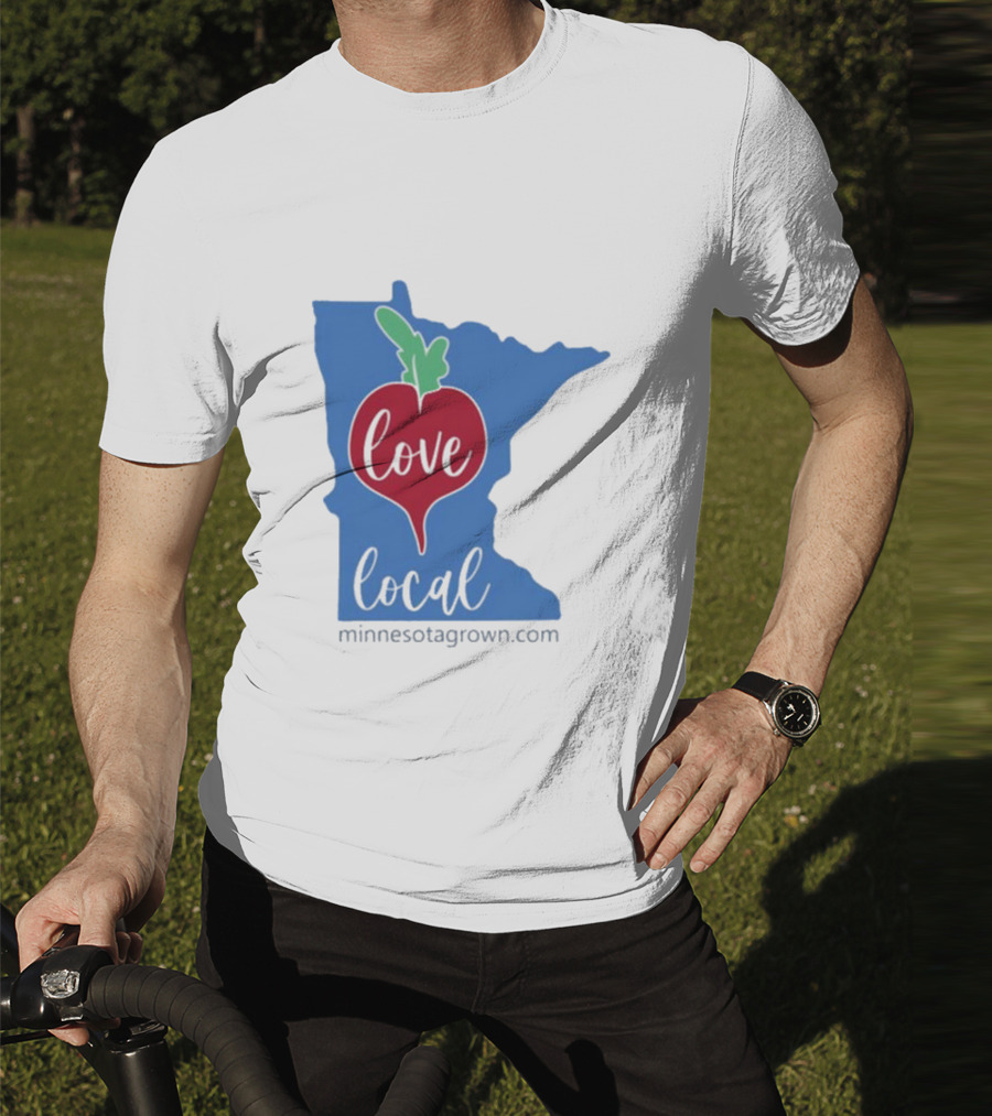 Love Local Minnesota Beetroot Minnesotagrown.com T-Shirt