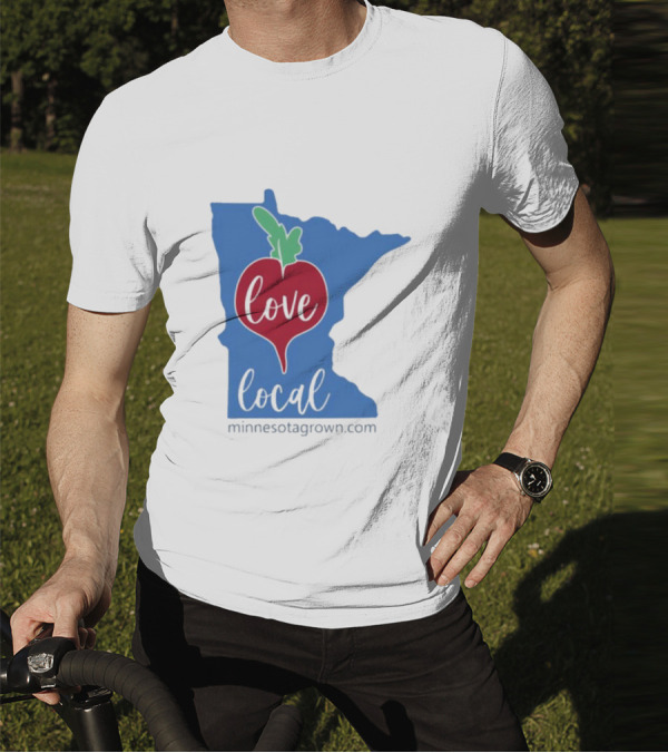 Love Local Minnesota Beetroot Minnesotagrown.com T-Shirt