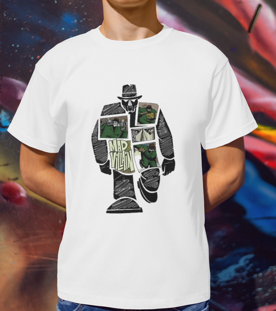 MF DOOM Madvillain Comic Style Striking T-Shirt