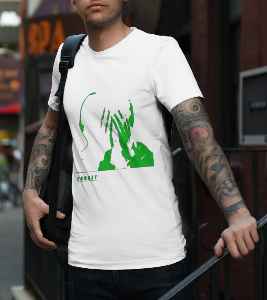 The Twilight Sad Forget The Night Ahead Green Silhouette With White Eyes T-Shirt