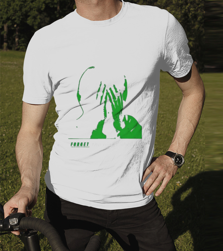 The Twilight Sad Forget The Night Ahead Green Silhouette With White Eyes T-Shirt