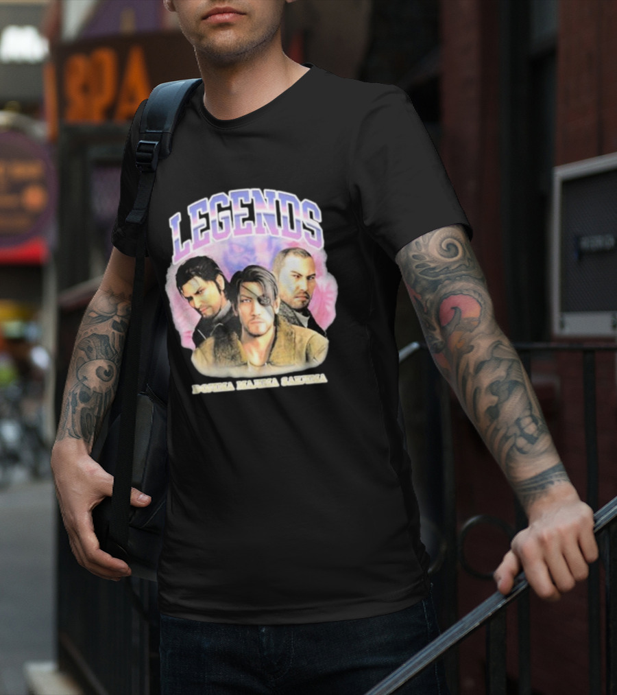 Legends Dojima Majima Saejima Yakuza Series Icons T-Shirt