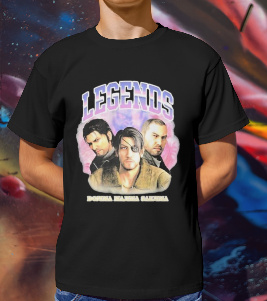 Legends Dojima Majima Saejima Yakuza Series Icons T-Shirt