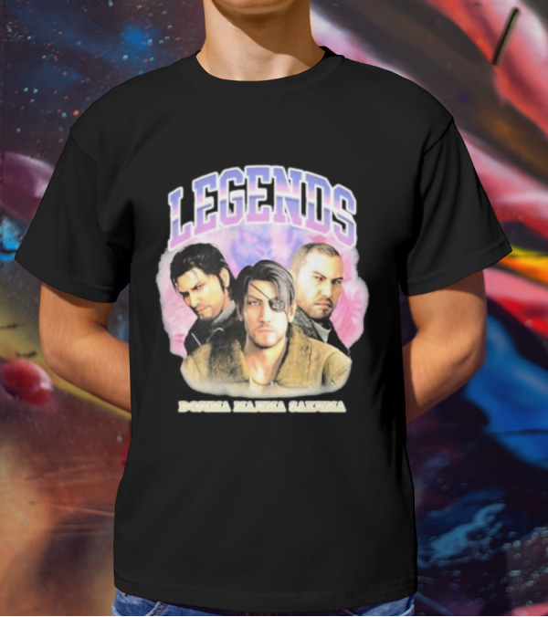 Legends Dojima Majima Saejima Yakuza Series Icons T-Shirt