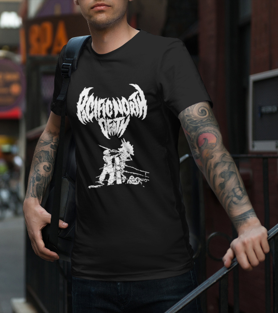 Pacific North Death Skeleton Grim Reaper T-Shirt