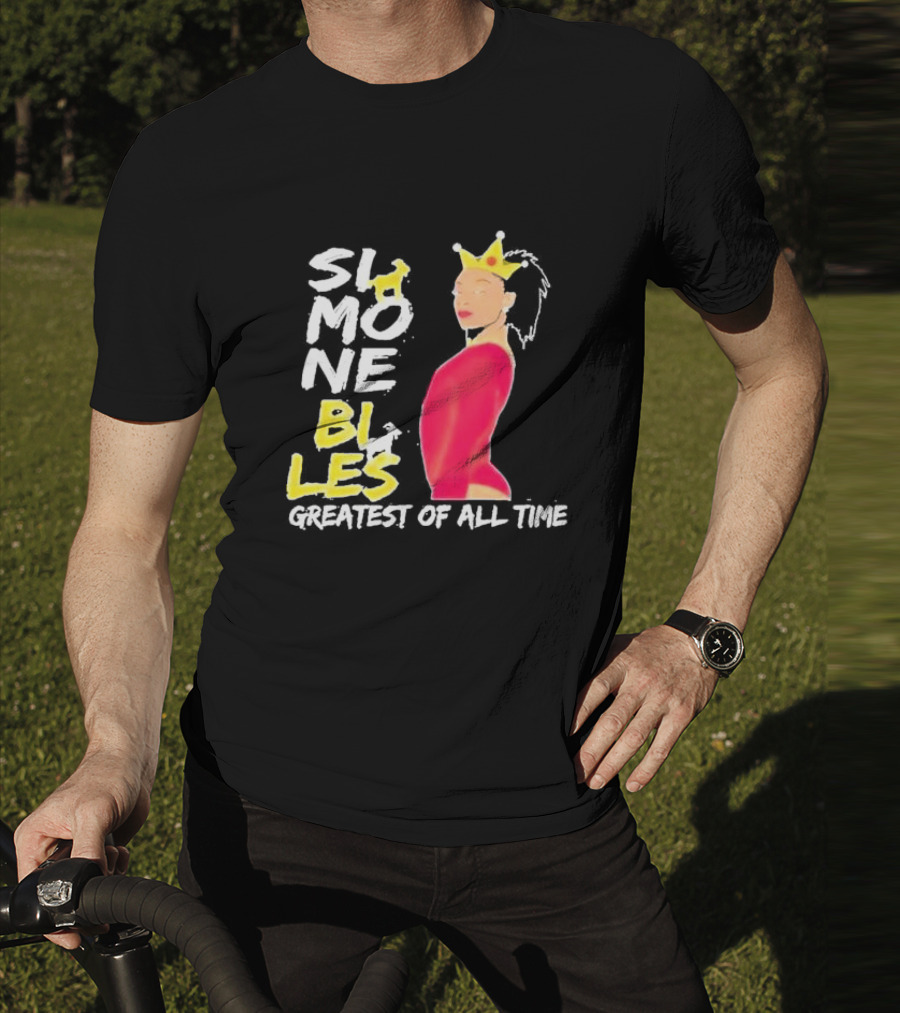 Simone Biles Greatest Of All Time Crowned Gymnast T-Shirt