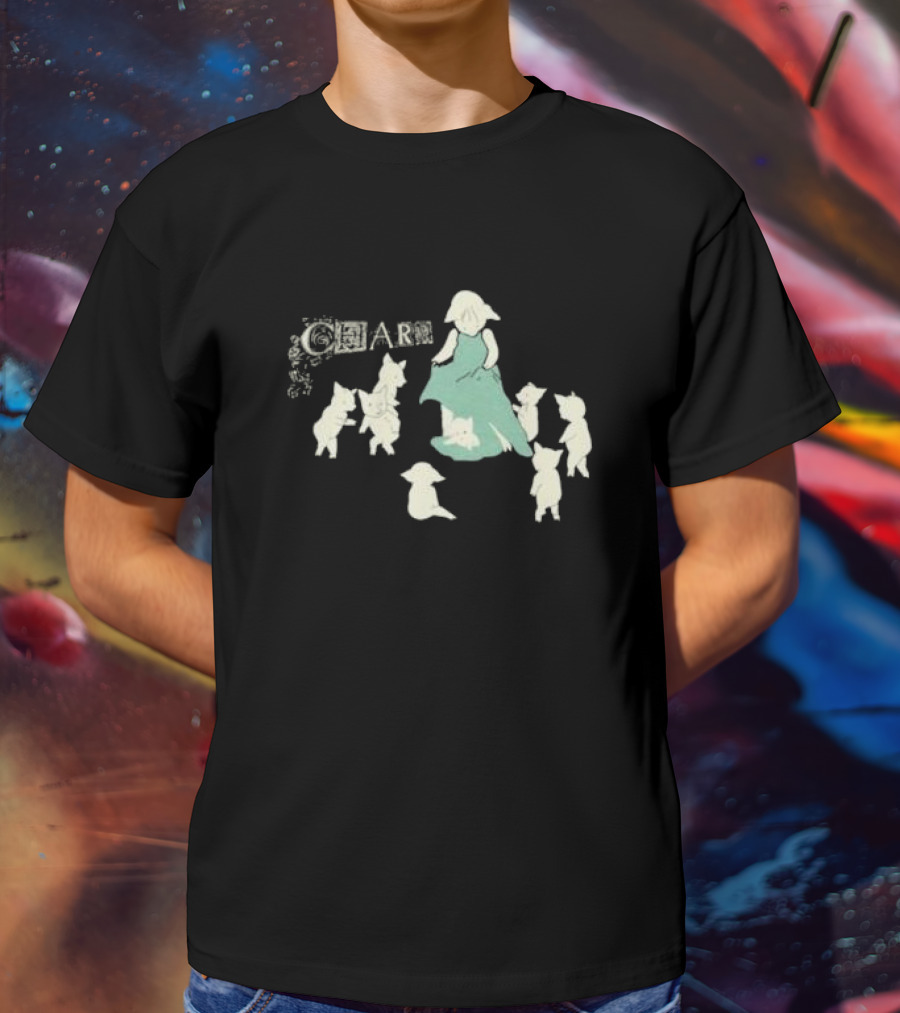 Clairo Charm Herd With Girl And Cats T-Shirt